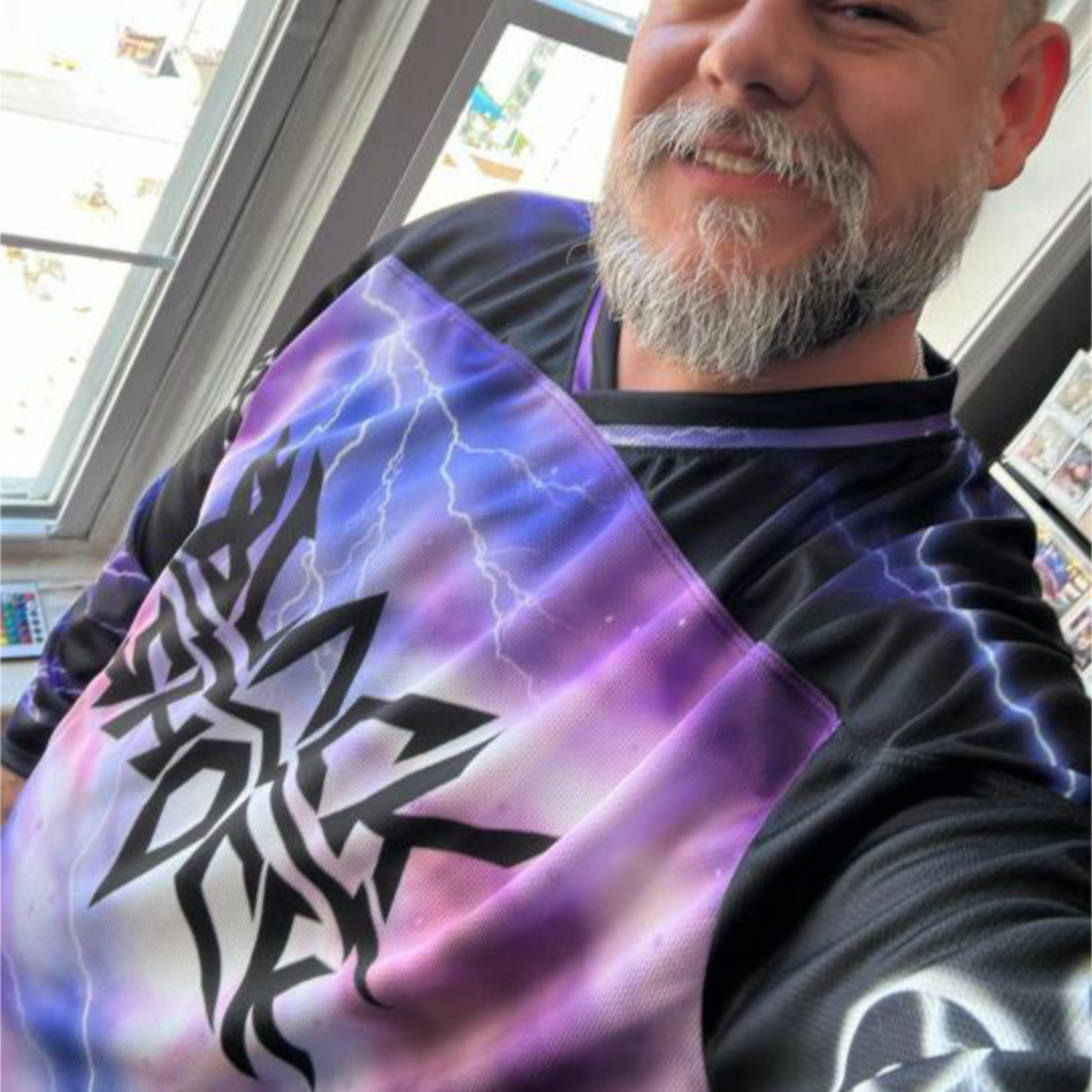 Black Shock Collaboration Hockey Jersey - Unisex