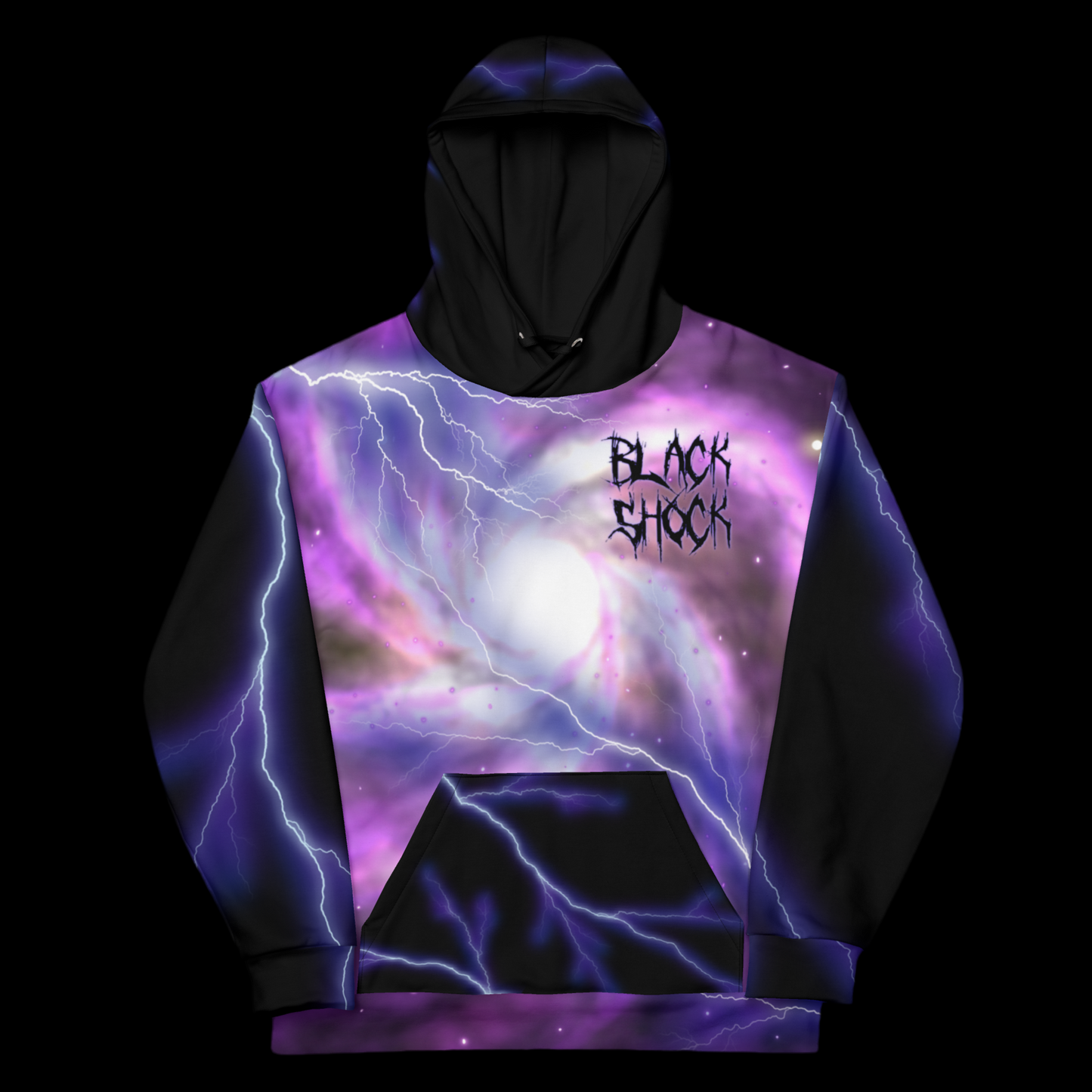 Black Shock Collaboration Hoodie - Unisex