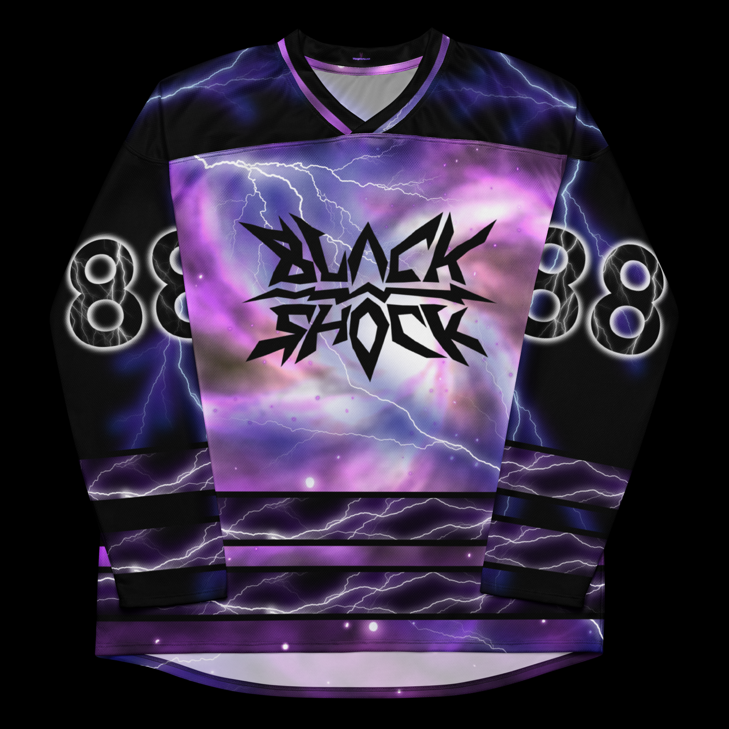 Black Shock Collaboration Hockey Jersey - Unisex