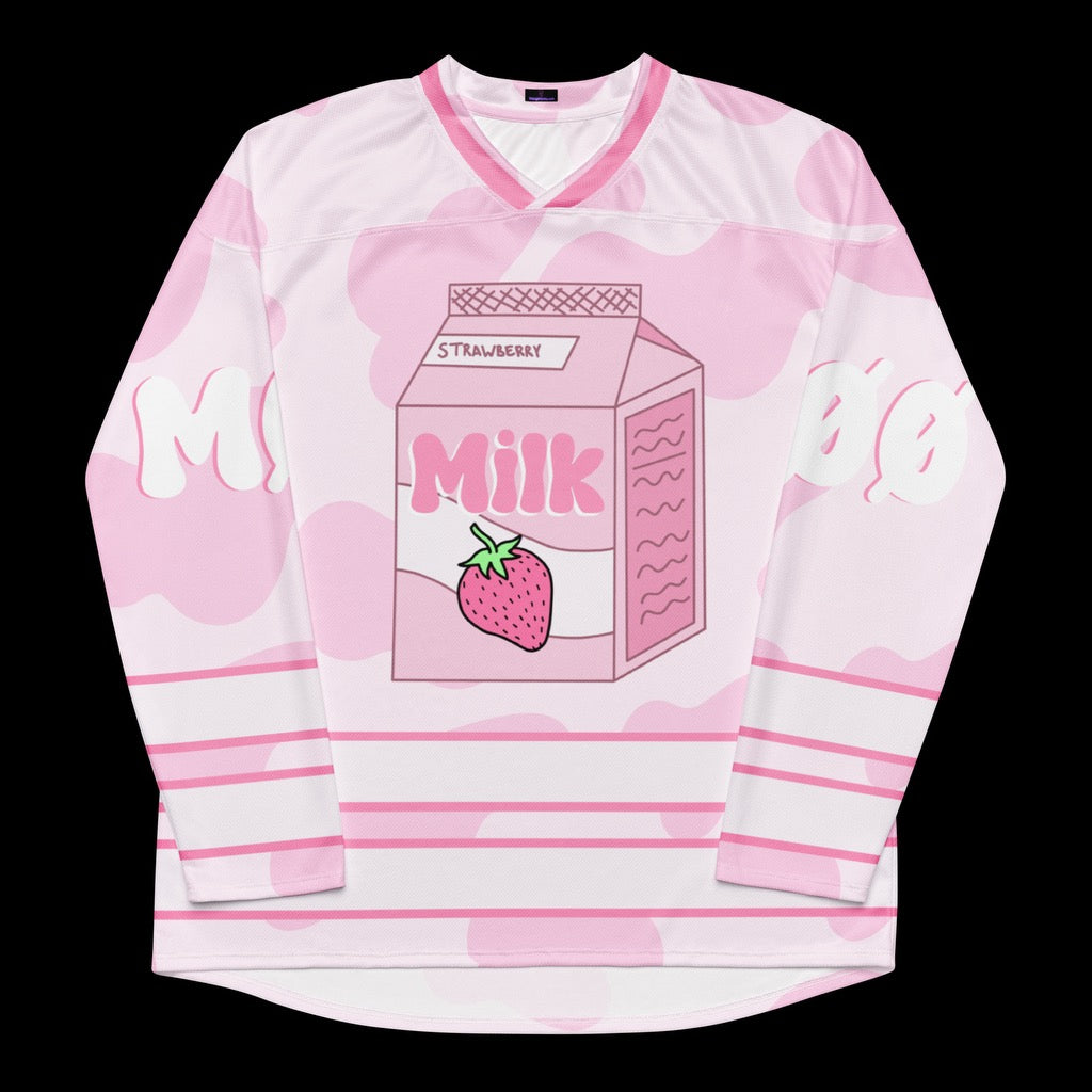 Strawberry Milk Hockey Jersey - Unisex