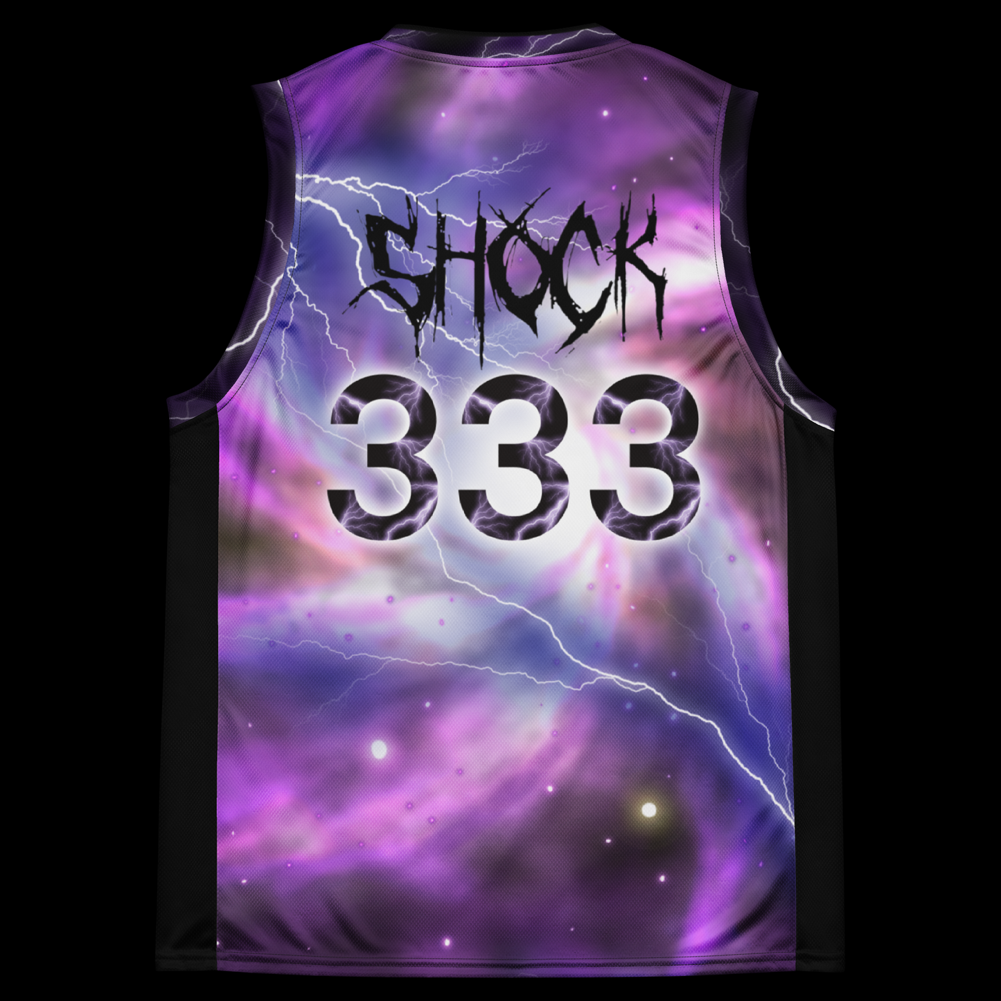 Black Shock Collaboration Basketball Jersey - Unisex