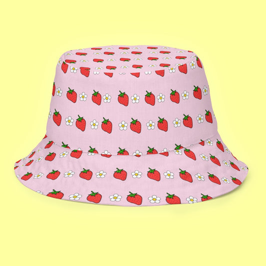 Strawberry Blossom Bucket Hat