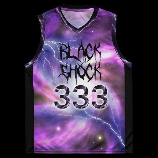 Black Shock Collaboration Basketball Jersey - Unisex