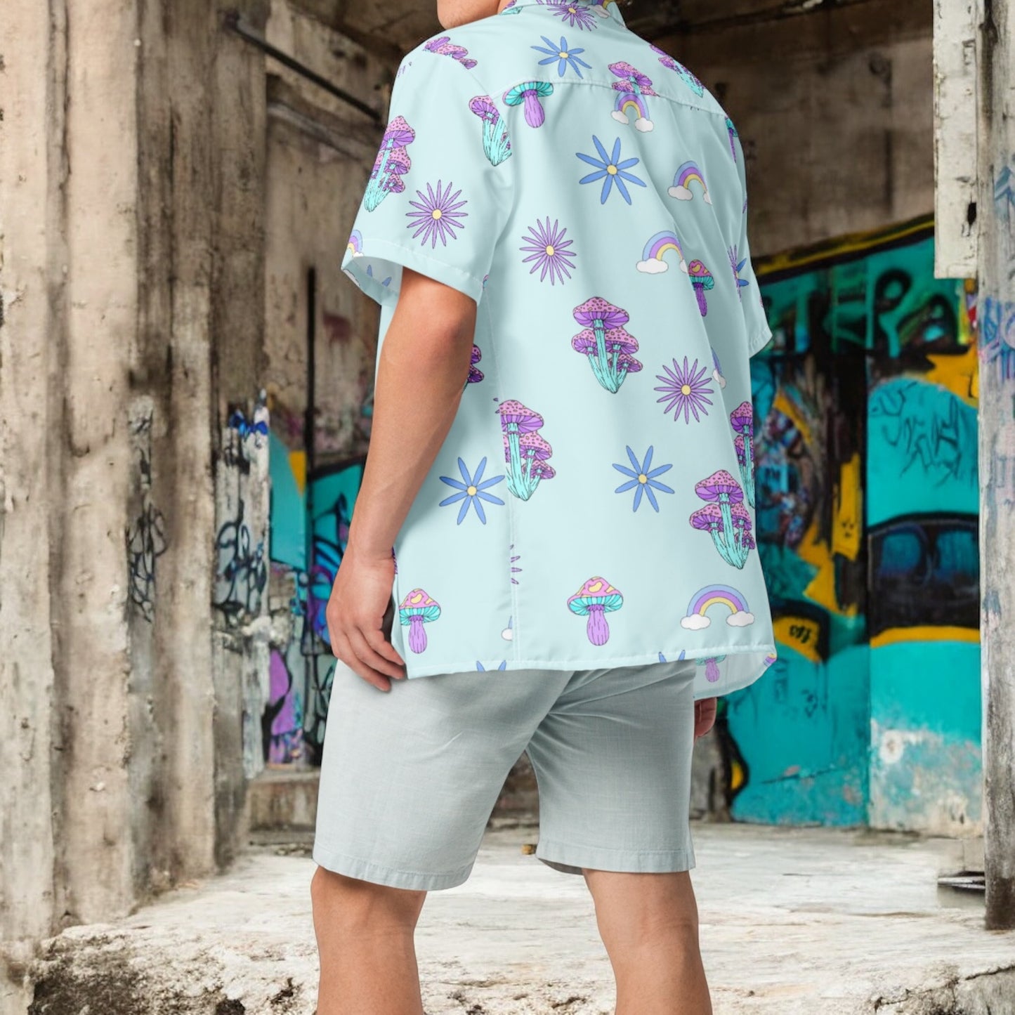 Pastel Trip Men's Hawaiian Shirt