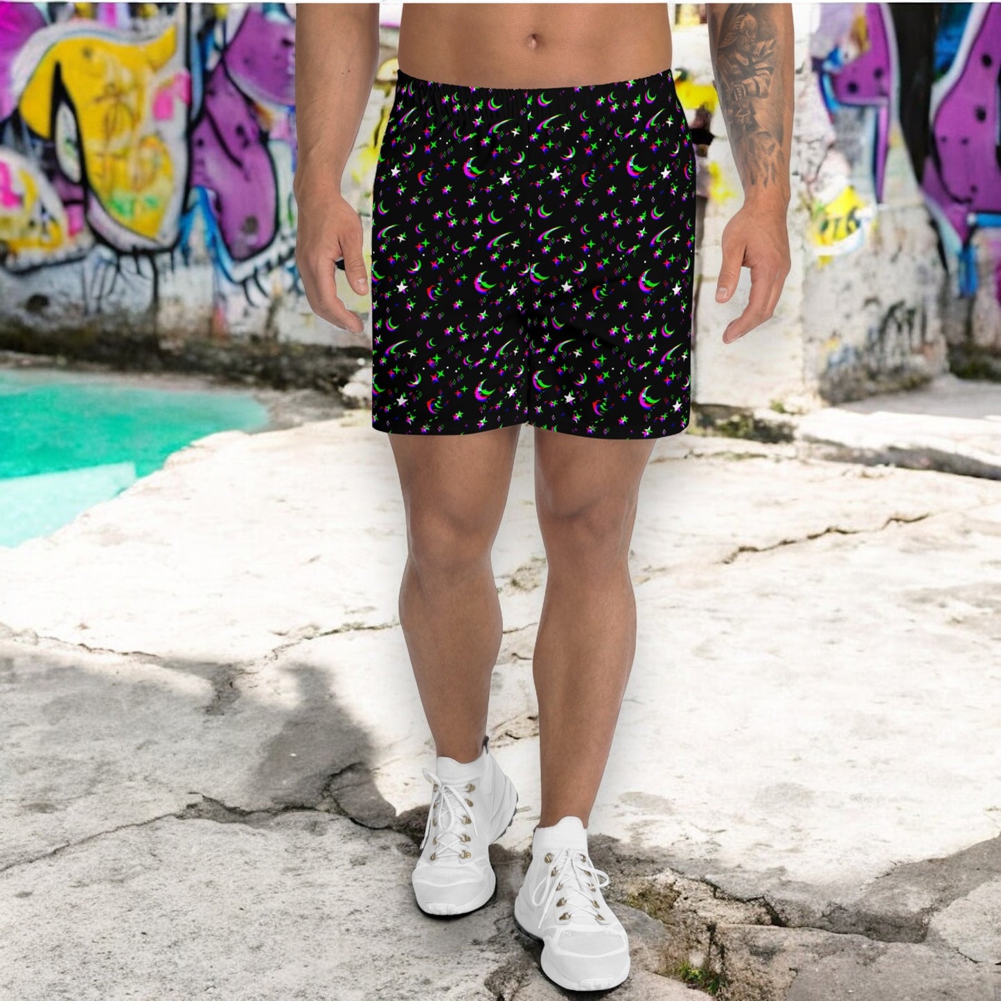 Galactic Glitch Men's Shorts